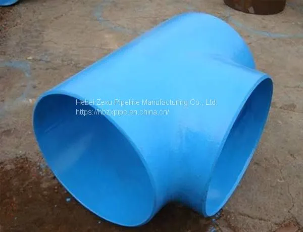 Alloy Steel Tee Butt Welded Threaded Tee Cross Seamless photo-2
