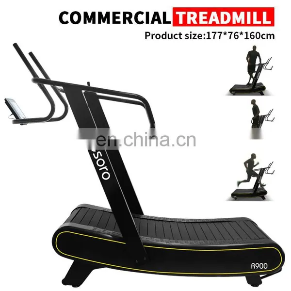 Curved Treadmill & Air Runner Wholesale Treadmill for Gym Use Support Sample Commercial Unpowered Hot Sale Running Machine photo-5
