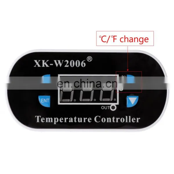 XH-W1308 W1308 Adjustable Digital Cool Heat Sensor Red/Blue Display Temperature Controller Thermostat Switch DC 12V/24V/220V photo-2