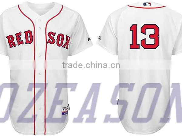 Top Selling Well Fitting Baseball Player Wear Jersey Mesh for Competition Game photo-2