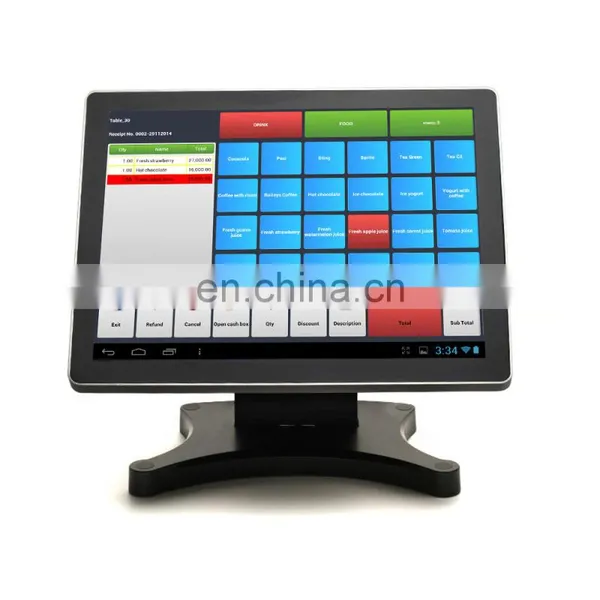 15 Inch All in One Pos System Touch Screen Pos Terminal With Card Reader photo-3