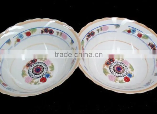 Moroccan Ceramic Bowl, Restaurant Porcelain Soup Bowls, Eco Friendly Ceramic Soup Bowl photo-2