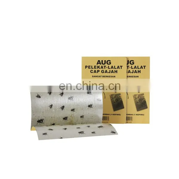 MUSTRAP Hot Sale INDIAN Yellow Fruit Fly Strong Power Insect Catcher Glue Trap Killer Cardboard photo-2