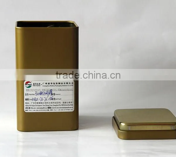Tinplate Rectangular Can
