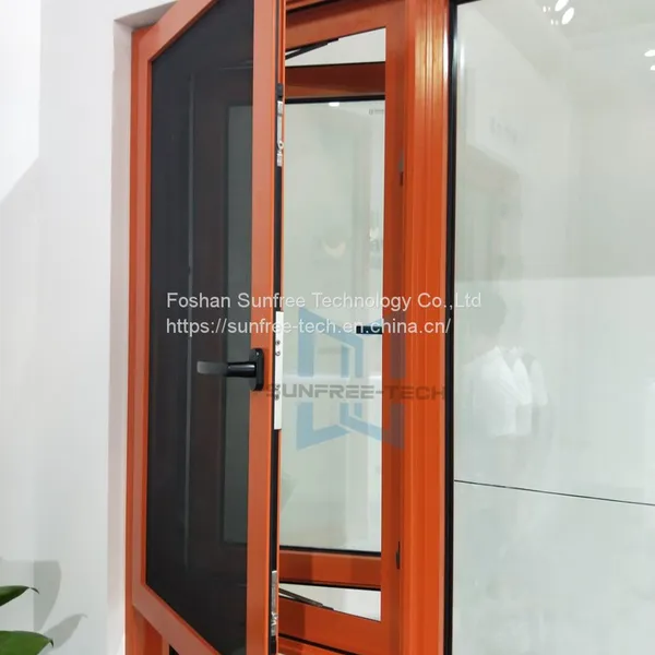 Sunfree Aluminum Swing Impact Windows Soundproof Windows Energy Efficient Casement Window photo-5