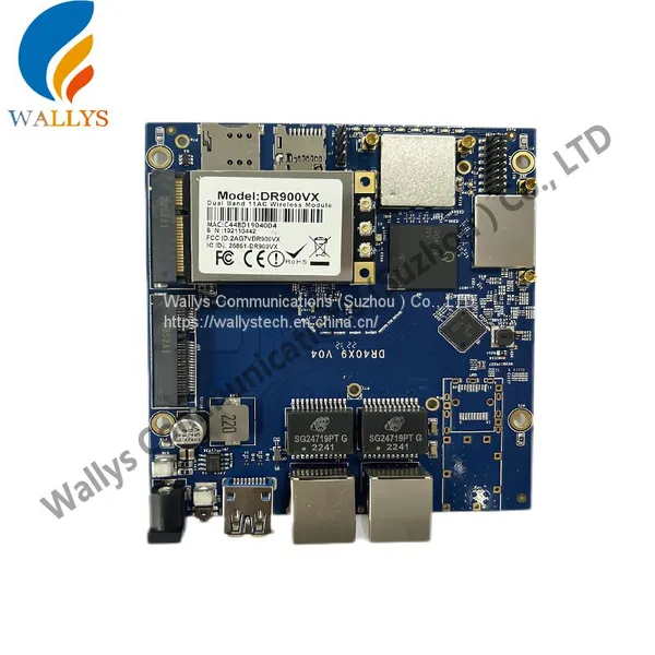 Wallys industrial 5G router/DR40x9 Quaclomm IPQ4019/IPQ4029 802.11AC 2x2 2.4G&5G Support all the modules of Quectel