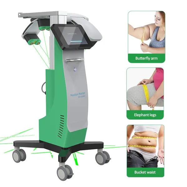 Top Sales 532nm Green Light 635 Red Light Therapy Laser Machine10d Maxlipo Master System Lipolaser for Body Shape Slimming photo-3