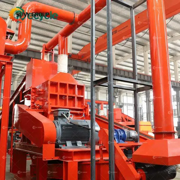 Automatic Motor Rotor Stator Crushing and Separating Line for Scrap Metal Recycling photo-4