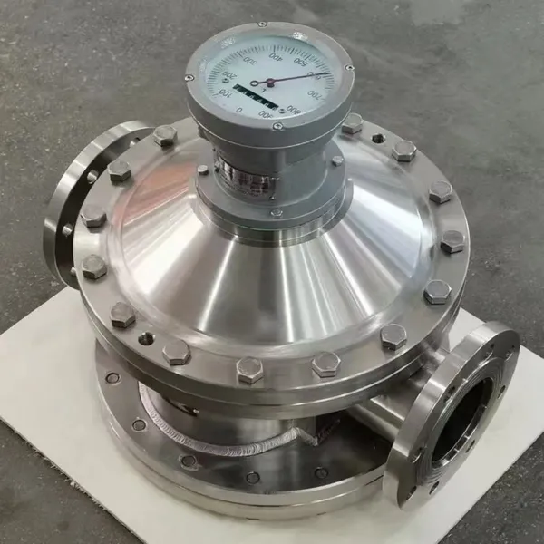 Factory Positive Displacement Flowmeter Fuel Diesel Oval Gear Flow Meter