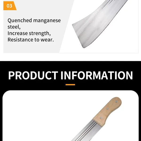 Ghana High Manganese Steel Machete 22
