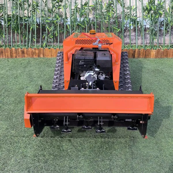 Vigorun MTSK800 Industrial Grade Gasoline Powered Remote Controlled Lawn Mower Flail Cutting High Torque Engine