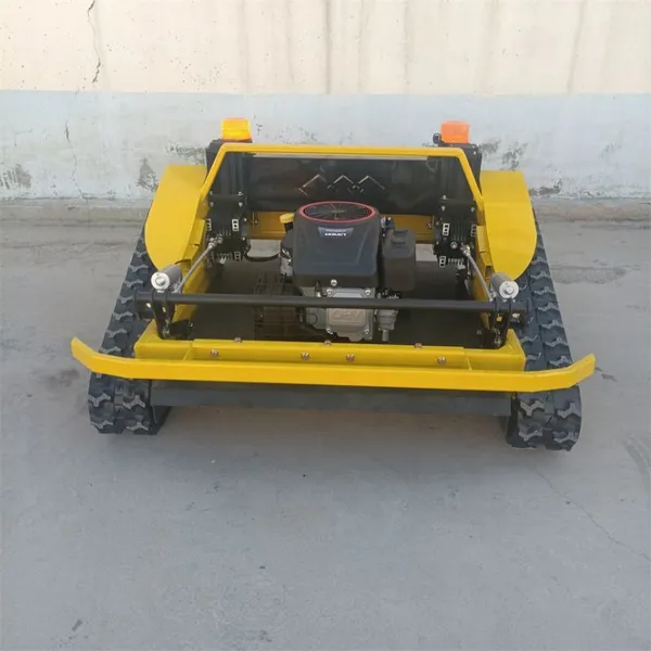 Gasoline Engine Cutting Width 800MM Low Energy Consumption Wireless Radio Control Robot Lawn Mower photo-2