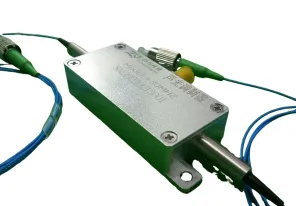 Fiber coupled AOM(acousto-optic modulator)
