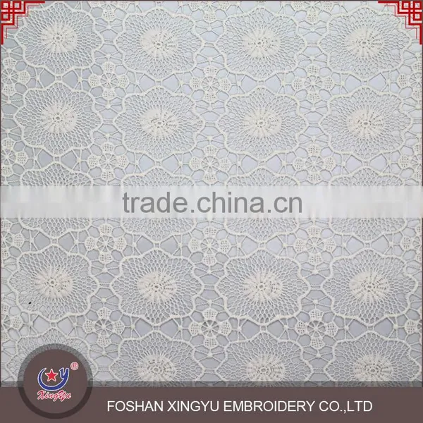Factory Price High Quality Water Soluble Printing Mesh Embroidery Fabrics for Bridal Dress photo-2