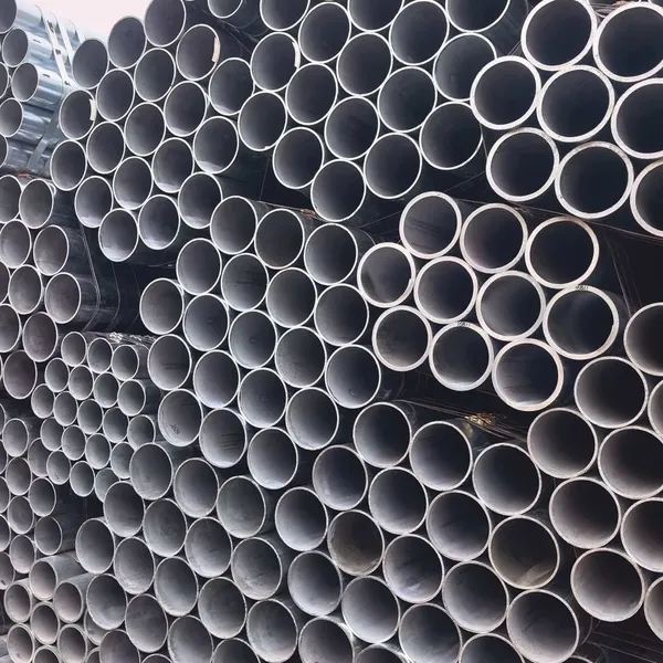 Hot Galvanized ERW Welded Steel Pipe Q235 BS1387 Round Galvanized Tube For Prefab House Water Pipeline photo-4