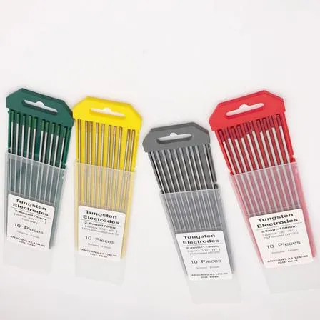 TIG Welding Tungsten Electrodes WT20 WC20 WL20 WP AWS A5.12 ISO 6848