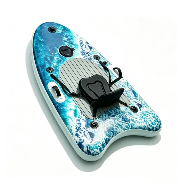 Custom Electric Inflatable Paddle Board With Seat Rope Water Ski SUP Paddle Board Kayak Motor Uderwater Thruster Water Sports