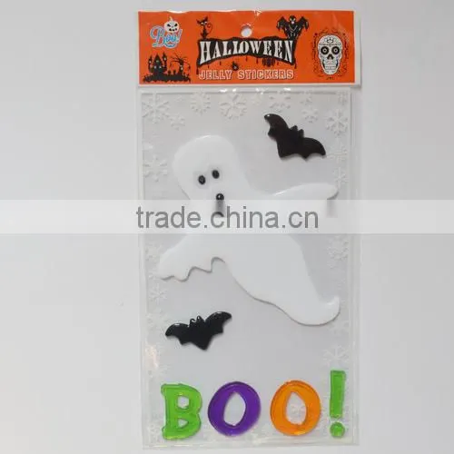 Funny Halloween Decoration Jelly Gel Window Sticker photo-3