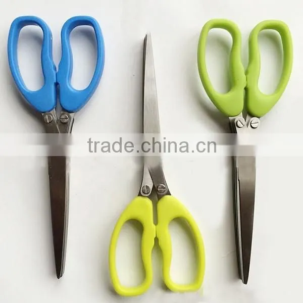 In stock wholesale Culinary 5 Blade Herb Scissors Kitchen Shears 5-Layers Blades with Cleaning comb kitchen and office use