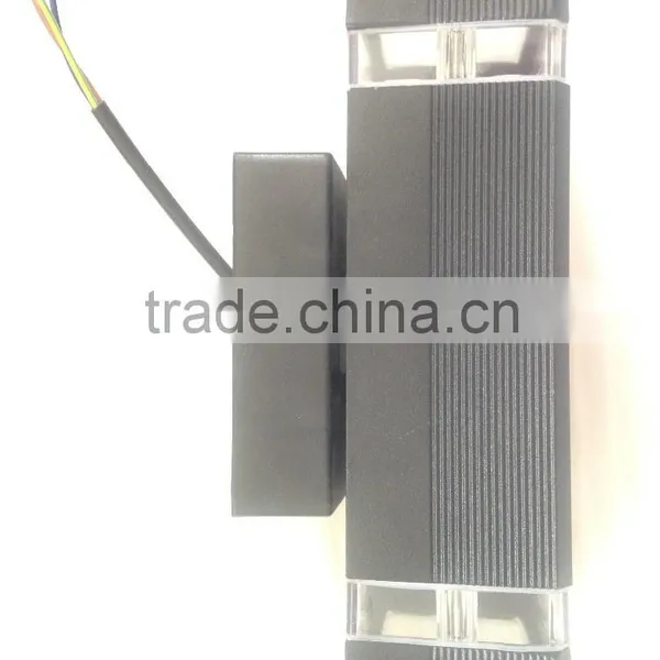 High Quality High Power 2x6W Wall Mount Black LED Up Down Wall Light photo-3