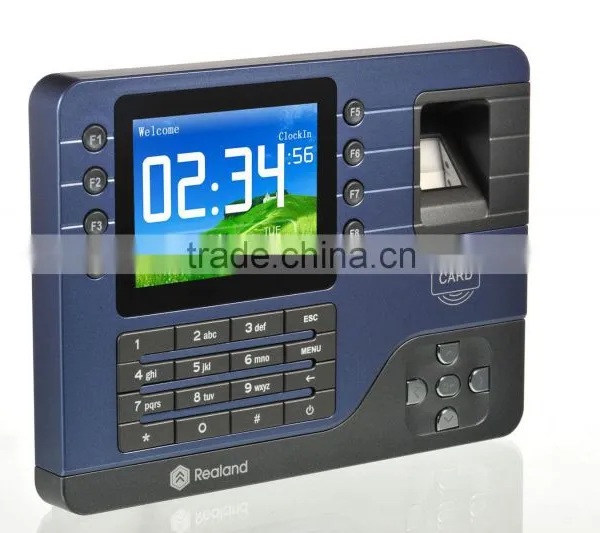 REALAND A-C091 3.2 Inch Rfid Biometric Fingerprint Time Attendance System photo-2