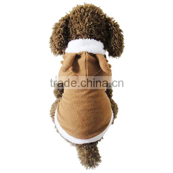 Suitable for Winter Polar Fleece White North Velvet Milu Deer Elk Shaped Two-legged Dog Clothes photo-5