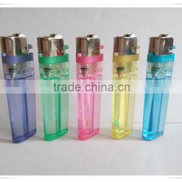 Cheapest Classic Plastic Lighter Transparent Flint Lighter FH-003 With Butane Gas photo-2