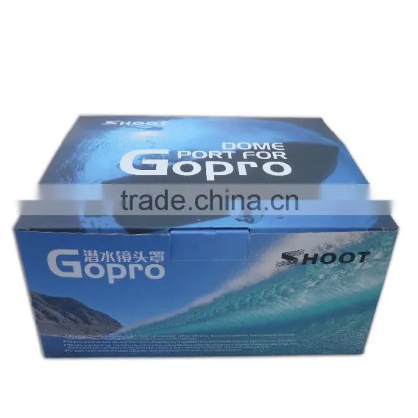 SHOOT New GoPro Waterproof Diving Dome Port With Lens Hood for GoPro Hero 3+/4 photo-5