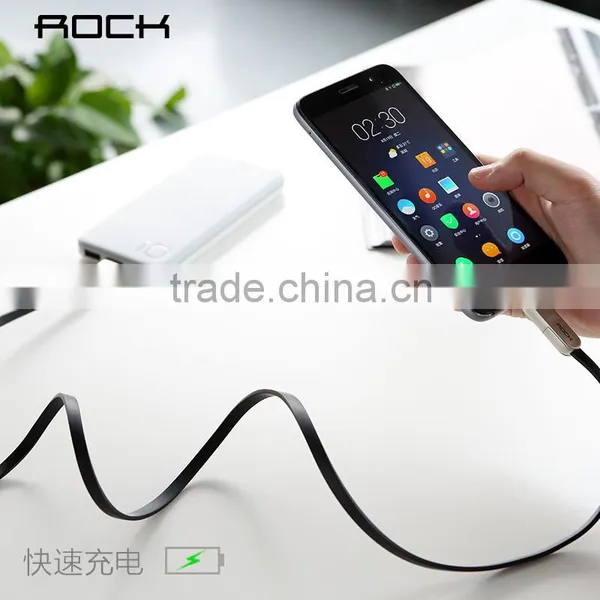 ROCK Cobblestone Type c 2in1 Cable 1m Typec and Micro USB Mutifunction Metal TPE Fast Sync Cable photo-6