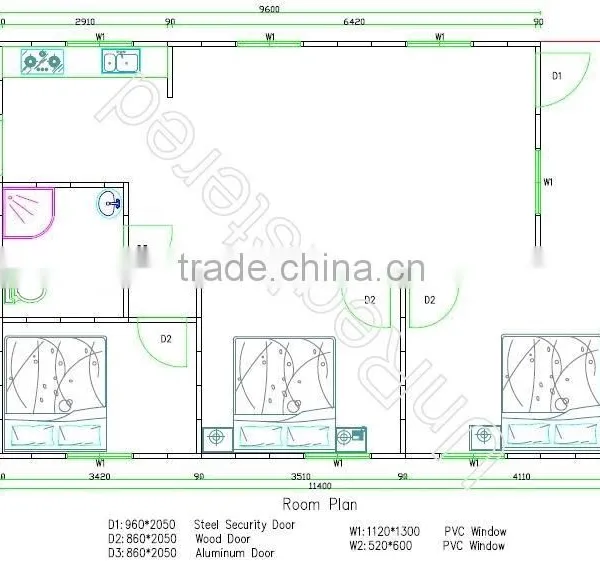 2016 Low Cost Prefab House Movable House for Living House photo-4