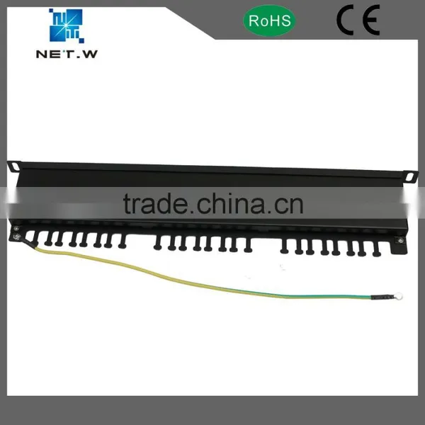 24 Ports FTP CAT5e Patch Panel With LED Light, Easy to Detect Rj45 Type photo-3