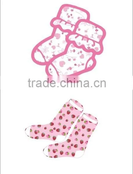 OEM Cute Baby Sock for Girls Cotton Sock Without Spandex photo-3
