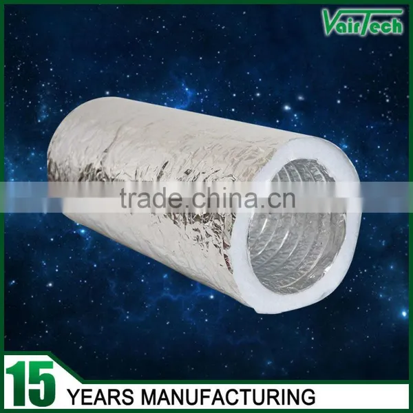 16~48KG/M3 Air Conditioning Rectangular Aluminium Insulation Flexible Duct photo-2