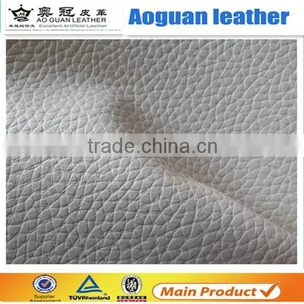 Knitted Backing Pvc Artificial Leather for Sofa D666 photo-3