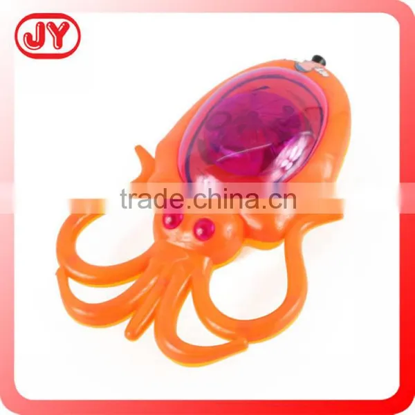 Pull String Toys Plastic Toy Octopus With Flash Light