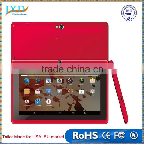 Wholesale Price 7 Inch Android Tablet Manufacture Q88 Tablet pc A33 Quad Core With Flashlight Android 4.4 WiFi