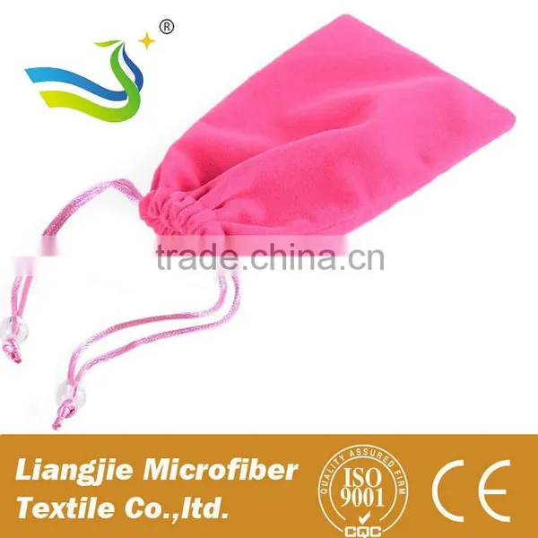 Microfiber and Flocking Material Mobile Phone Bags photo-2