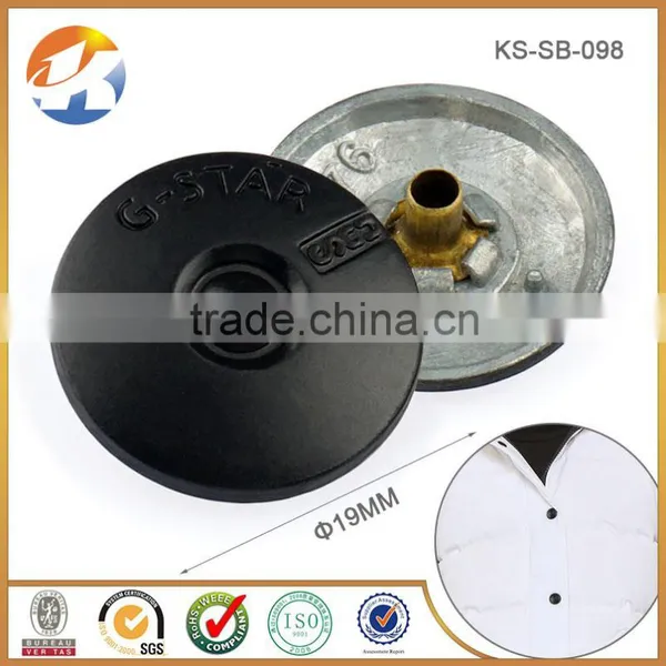 Fancy Matte Metal Black Snap Button