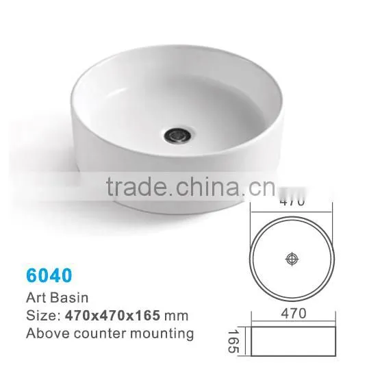 Ceramic Wall Hung Basin Sanitary Ware Art Basin photo-4