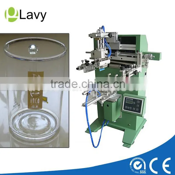 One Color Glass Bottle Screen Printing Machine