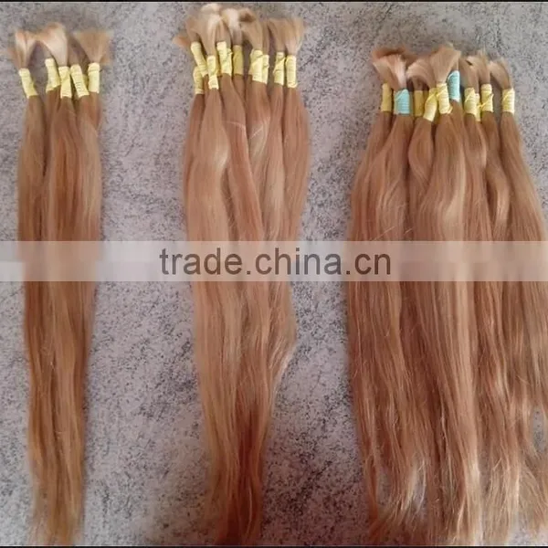 Express Factory Price Human Hair Brazilian Bulk Hair Extensions Without Weft photo-2