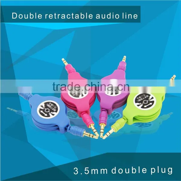 High Quality Audio Cable Stereo 3.5mm Male Spring With Fashion Design photo-4