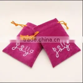 Pink Jewelry Pouch Suede photo-3
