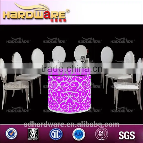 Light up Dining Table Latest Dining Table and Chair Design for Weddings photo-6