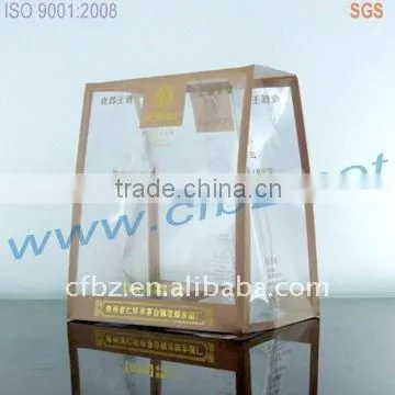 Plastic Wine Gift Display Box