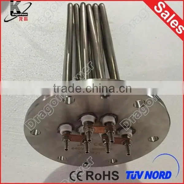 36V 1200W DC Immersed Solar Heater Water Heating Element With 1 1/4"BSP Brass Thread Tubular Heater for Solar Panel photo-3