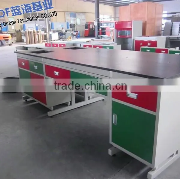 Steel Work Bench Steel Lab Furniture Work Bench With Drawers photo-5