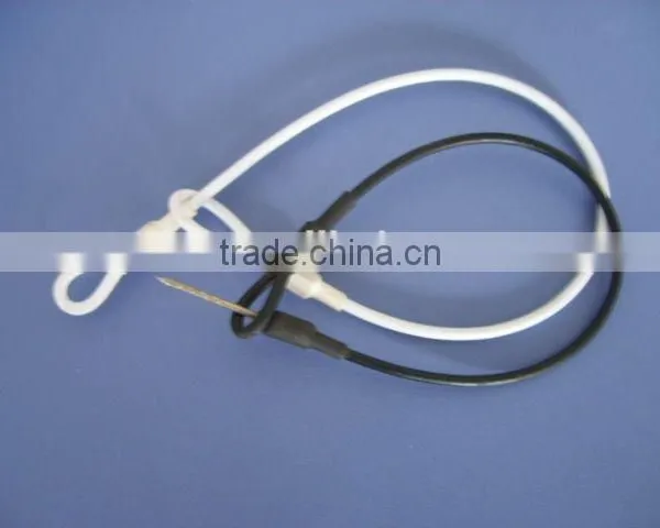 eas loop lanyards eas loop pin smooth/grooves
