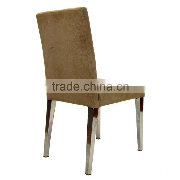 Brushed Stainless Steel Banquet Dining Chair photo-3