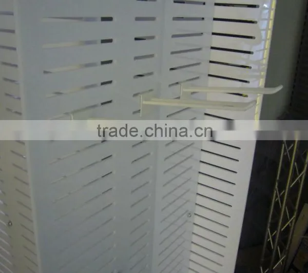 Rotate Four Side Plastic Slatwall Display Rack photo-2